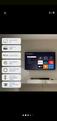 Tv 32" AOC Roku Wi-Fi
