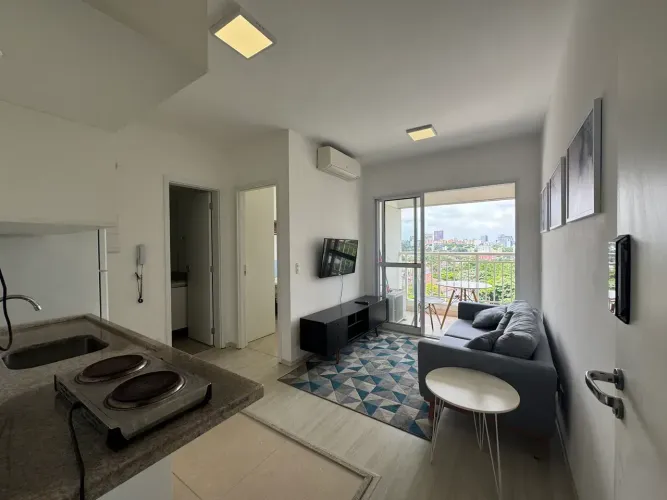 Apartamento reformado e mobiliado p/ aluguel 30 m² - Studio na Vila Madalena - SP