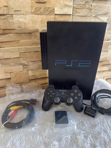 PlayStation 2 Fat com Modem + HD 160GB com jogos + acessórios originais ( faço envio )
