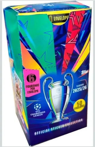 UEFA Champions League 2026-50 Envelopes / 300 Figurinhas