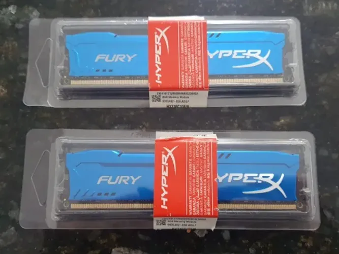 Memória RAM HyperX Fury 16GB (2x8GB) DDR3 1866MHz Blue