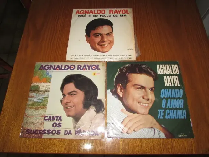 Disco Vinil Lote Agnaldo Rayol