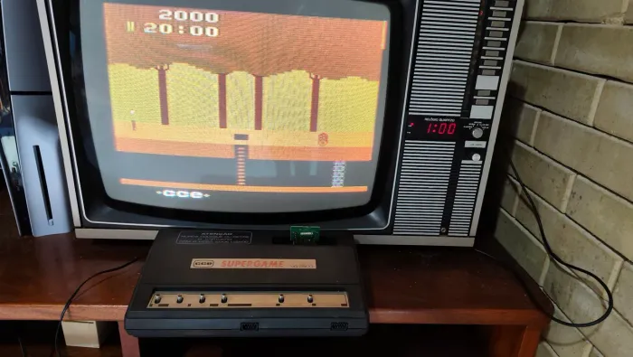 Vídeo game Cce vg 2800 Atari dactar Dismac leia o anúncio