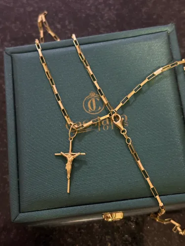 Corrente Ouro18k com pingente