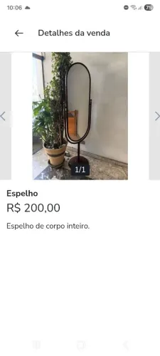 Espelho vertical corpo inteiro