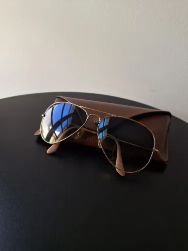 óculos de sol degradê aviador da rayban