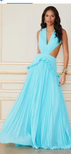 Vestido de festa Azul Fabulous Agilita 34