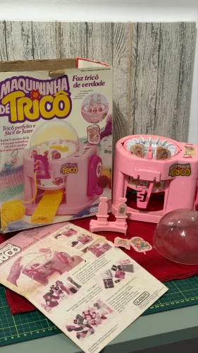 Máquina de Tricô Infantil Glasslite - Anos 90