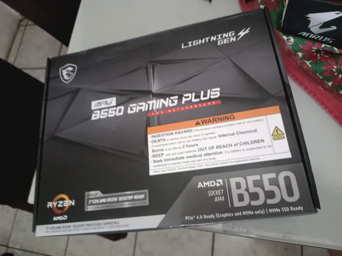 (NOVA) PLACA-MÃE MSI B550 GAMING PLUS AM4