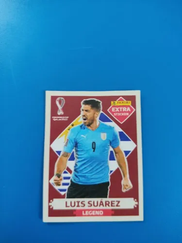Luis Suárez "Legend" (Extra Sticker Marrom/Bordô - Copa 2022)