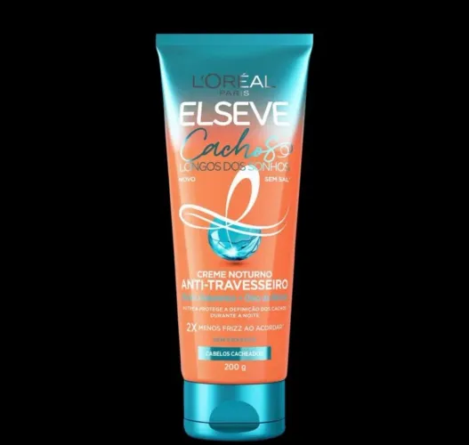 Creme Noturno Anti-Travesseiro Elseve Cachos Longos dos Sonhos