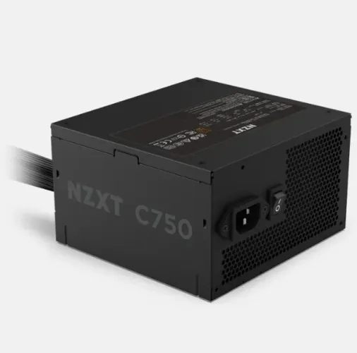 Fonte NZXT C750 Bronze, 750W, 80 Plus Bronze, PFC Ativo, ATX 3.1, Preto, 12x 34,15