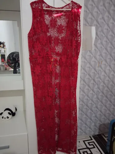 Linda Saida de banho Longa _ 50,00