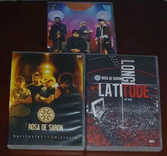 Dvds banda Rosa de Saron => R$ 25 CADA 