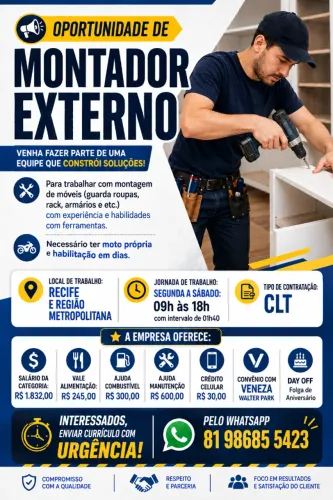 MONTADOR DE MÓVEIS