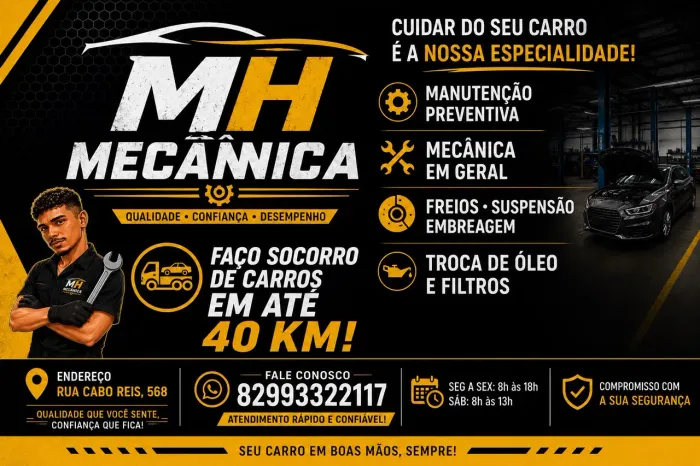 Mecânico disponível 