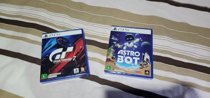 Granturismo 7 e Astrobot 2 PS5 Lacrados