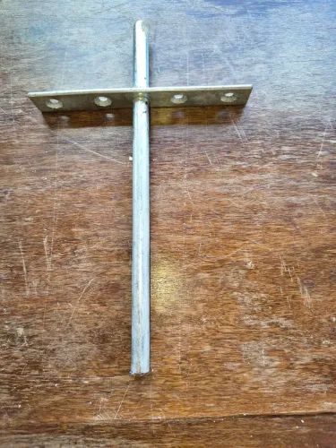 9 Mão Francesa Invisível Galvanizado 9X5Cm Reforçado