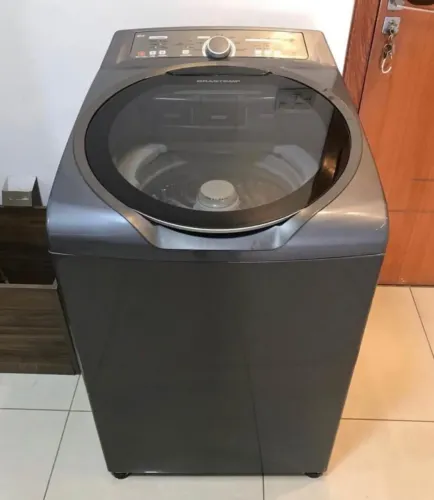 Máquina de lavar roupas Brastemp Inox