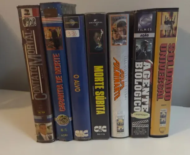 VHS Combo Filmes Van Damme