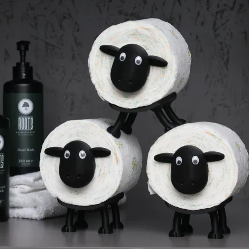Kit Porta papel higiênico Decoração Banheiro