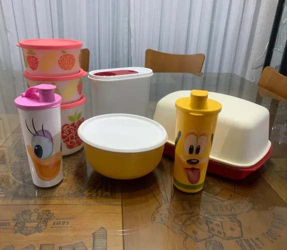 Kit Tupperware Original 8 Peças - Organização e Cozinha (Usado)