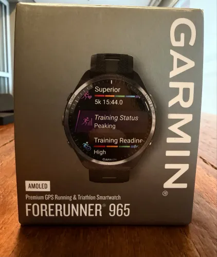Garmin Forerunner 965 AMOLED - NUNCA USADO EM TREINO