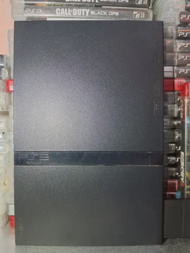 Playstation 2 Slim Fonte Externa Leitor funcionando.