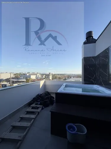 Cobertura para Venda em Palhoça, Pinheira (Ens Brito), 4 dormitórios, 2 suítes, 3 banheiro