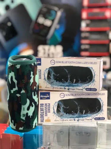 Caixinha de som Bluetooth Átomo Modelo MO-J005