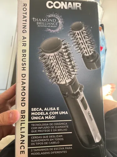 Escova Secadora Rotativa Diamond Rotating Conair 