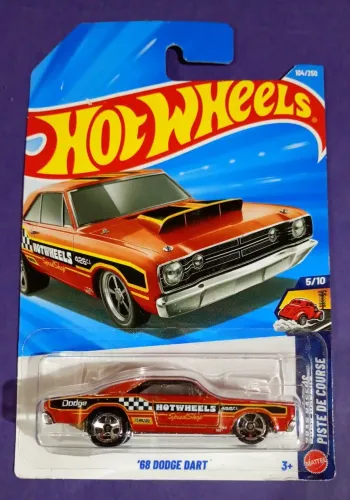 Hot Wheels - Dodge Dart 68(laranja escuro)