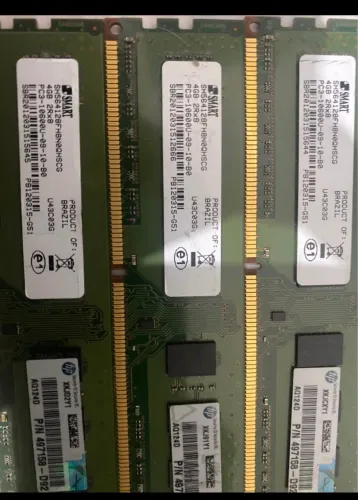 31 MEMÓRIAS DDR3 4GB DISPONÍVEIS!