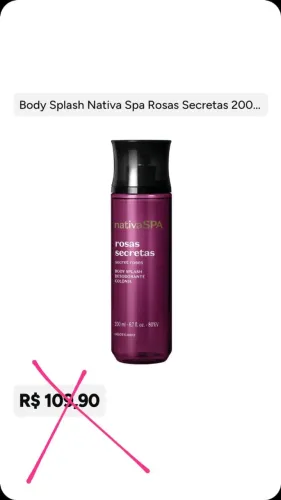 Body Splash Nativa spa