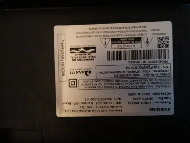 Smart TV Samsung 50" Crystal UHD UN50TU8000G - Para Retirada de Peças / Conserto