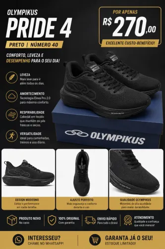 Tênis Olympikus Pride 4