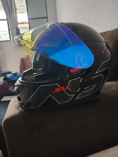 Capacete ASX Eagle SV, Tam 62
