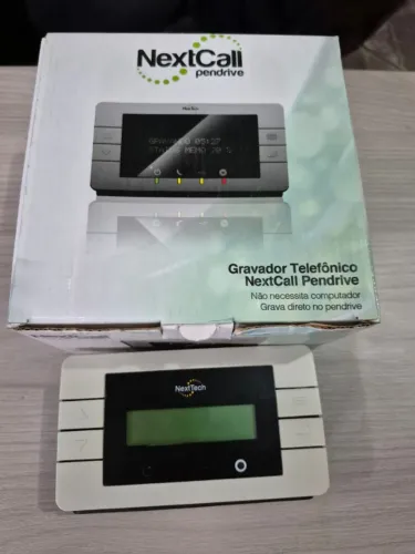 Gravador Telefônico NextCall Pendrive NextTech - Grava Direto no Pendrive (Com Caixa)