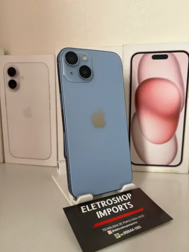 iPhone 14 128GB Azul - Seminovo Impecável 