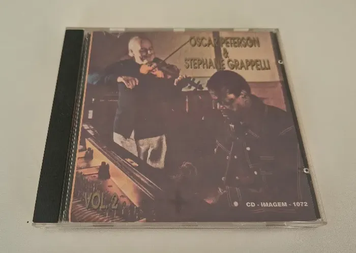 CD Oscar Peterson-Stephane Grappelli - Volume 2 - Imagem Jazz- Ind. Brasileira
