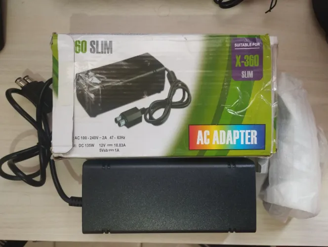 Fonte Xbox 360 bivolt 2 pinos