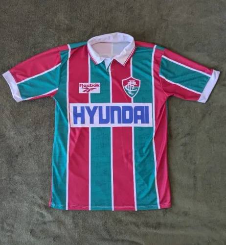 Camisa Fluminense 1995 Tricolor Reebok Retrô Gol de Barriga