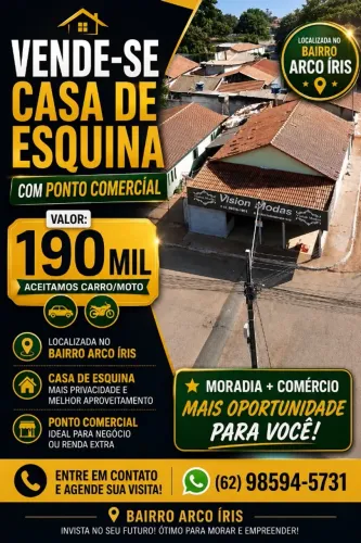 Casa a venda em NOVA VENEZA GO