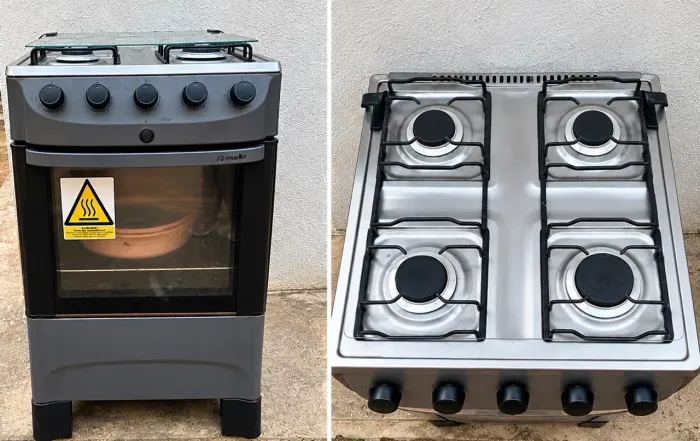 Fogão Mueller 4 bocas com forno - R$ 70,00