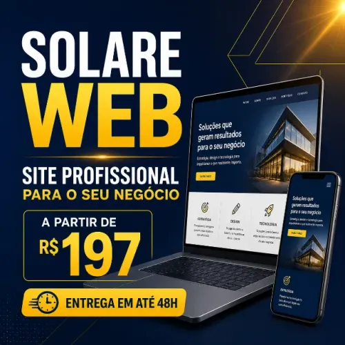 Criação de site profissional para seu negócio - R$197