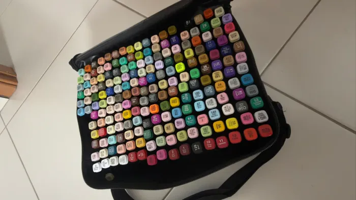 Kit Completo Touch 204 Cores - Marcadores Profissionais Ponta Dupla