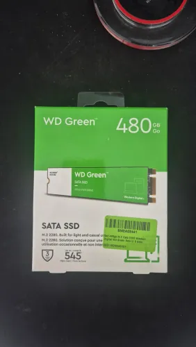 SSD WD Green 480GB M.2 2280 SATA III (Leitura 545 MB/s) - Lacrado/Novo
