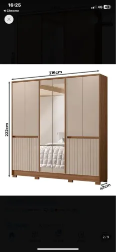 Guarda roupa novo