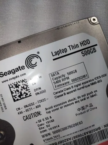 HD seagate Sata 500gb pra notebooks 
