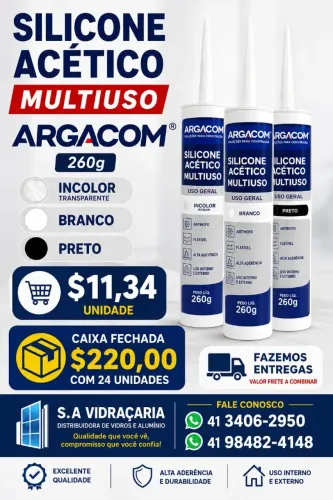 Silicone acético argacom